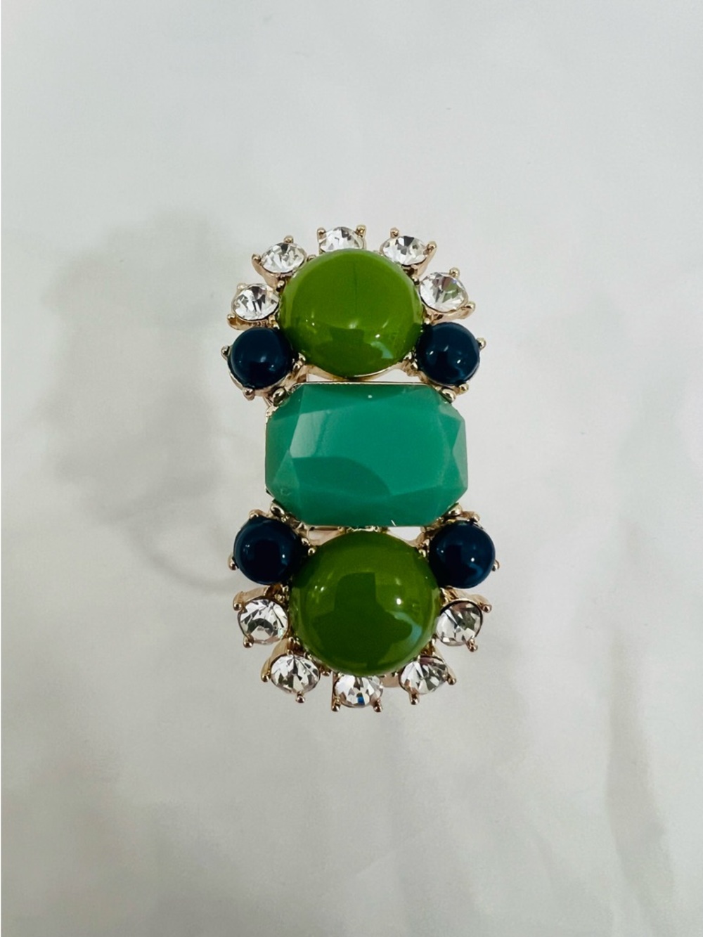 BR Green & Teal Statement Cocktail Bracelet